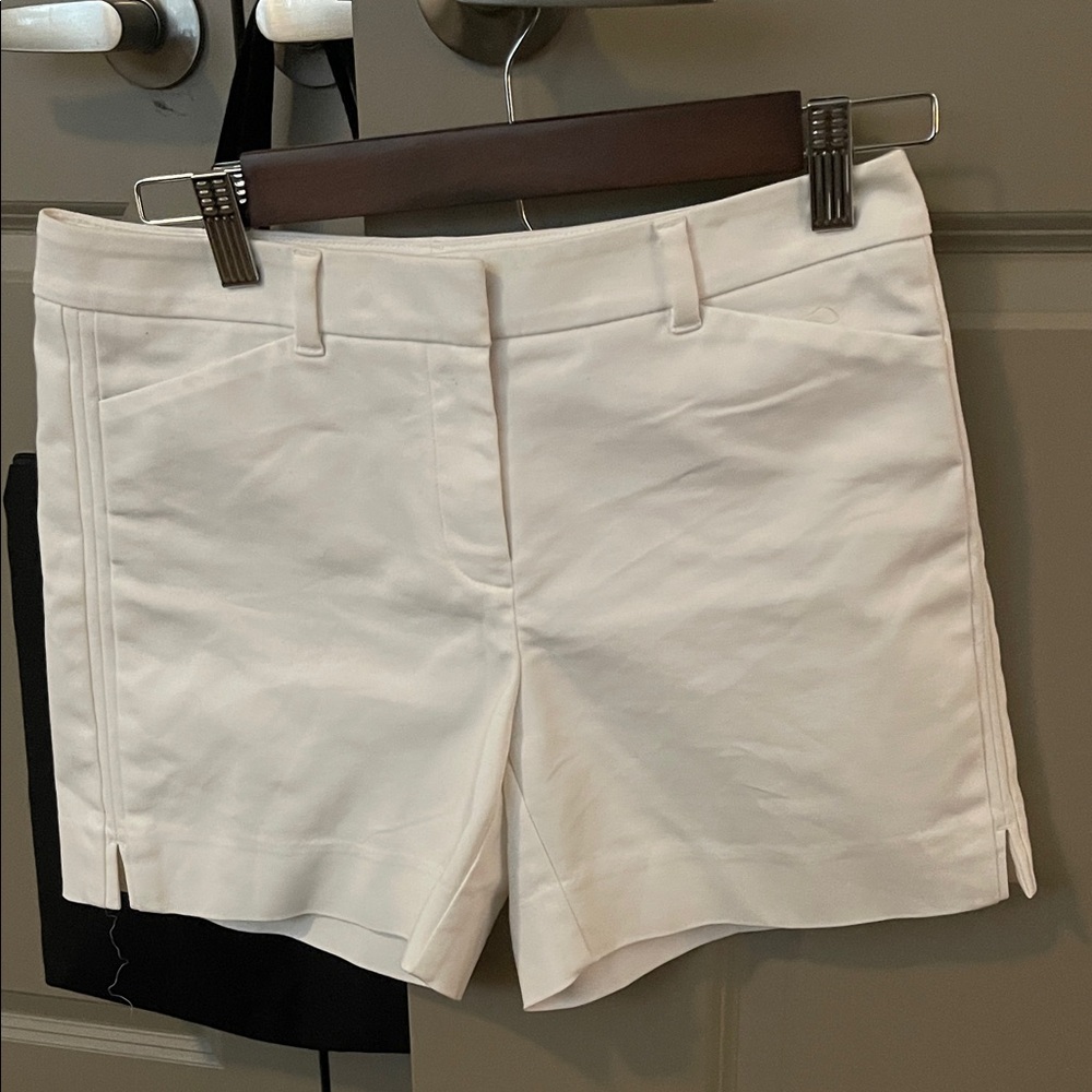 White House Black Market Cream Shorts